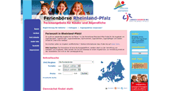 Desktop Screenshot of ferienboerse-rlp.de